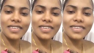 Newly Married Tamil Wife Showing Boobs And Pussy