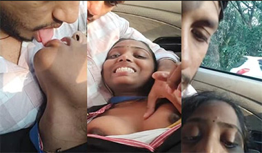 Hot Girl Enjoying Inside Car Viral Video