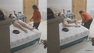 Hot Girl Pussy To Another Girl Waxing CCTV Secretly Clip