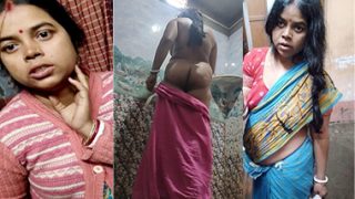 Bengali Boudi Dress Changing Recorded By Devar